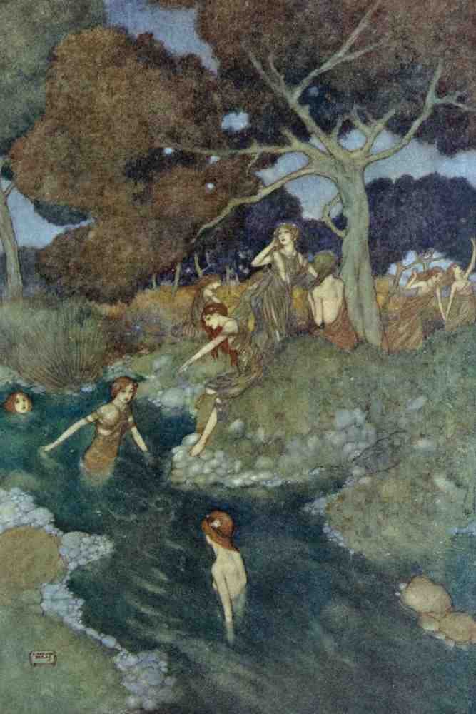 Edmund Dulac 2124 Vintage Illustration A4 Photo Print