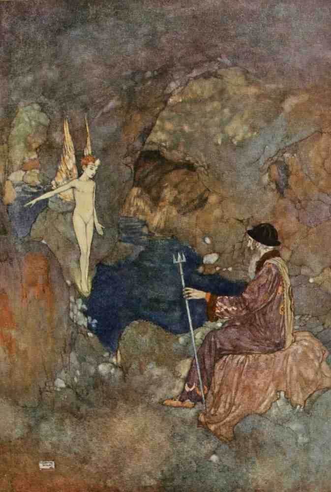 Edmund Dulac 2126 Vintage Illustration A4 Photo Print