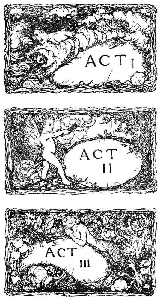 Edmund Dulac 2131 Vintage Illustration A4 Photo Print