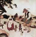 Edmund Dulac 2135 Vintage Illustration A4 Photo Print