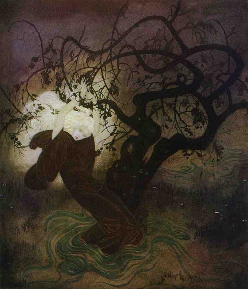 Edmund Dulac 2137 Vintage Illustration A4 Photo Print