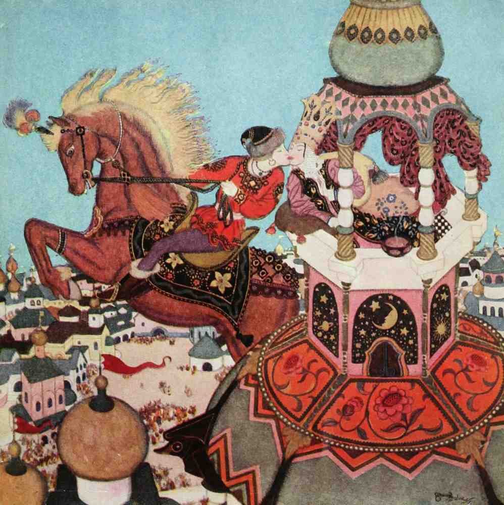 Edmund Dulac 2140 Vintage Illustration A4 Photo Print