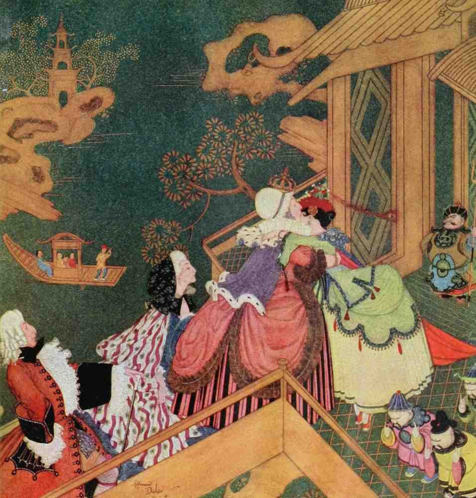 Edmund Dulac 2145 Vintage Illustration A4 Photo Print