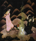 Edmund Dulac 2148 Vintage Illustration A4 Photo Print