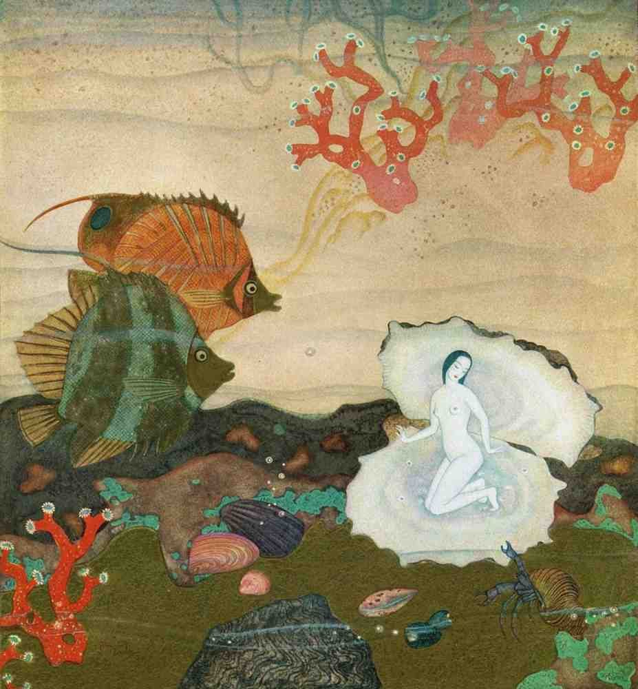 Edmund Dulac 2152 Vintage Illustration A4 Photo Print