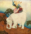 Edmund Dulac 2153 Vintage Illustration A4 Photo Print
