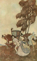 Edmund Dulac 2167 Vintage Illustration A4 Photo Print