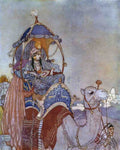 Edmund Dulac 2174 Vintage Illustration A4 Photo Print