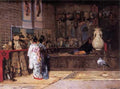 Edouard Castres At The Japanese Market A4 Photo Print