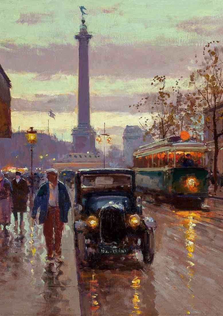 Edouard Cortes rue de lyon 2 2021 crop A4 Photo Print