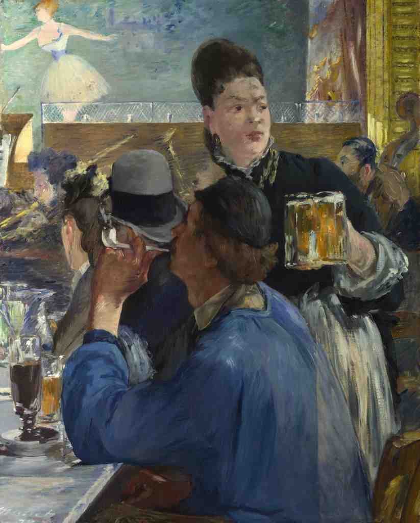 Edouard Manet Corner of a Cafe Concert A4 Photo Print