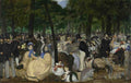 Edouard Manet Music in the Tuileries Gardens A4 Photo Print