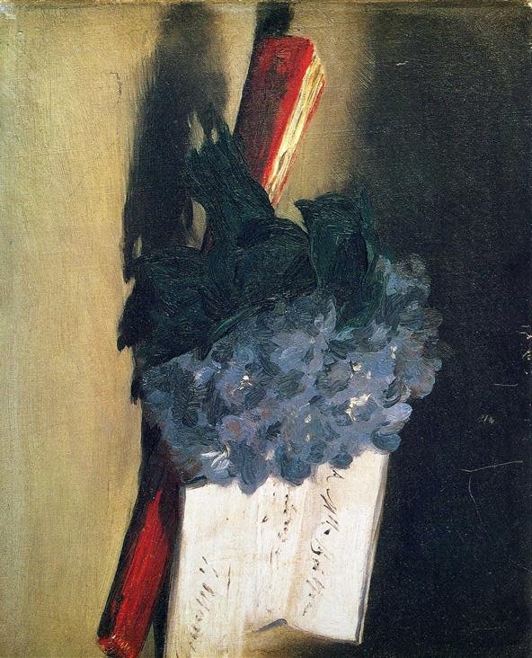 Edouard Manet bouquet of violets A4 Photo Print