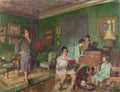 Edouard Vuillard Madame Andre Wormser and her Children A4 Photo Print
