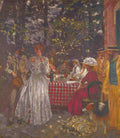 Edouard Vuillard The Terrace at Vasouy, the Lunch A4 Photo Print