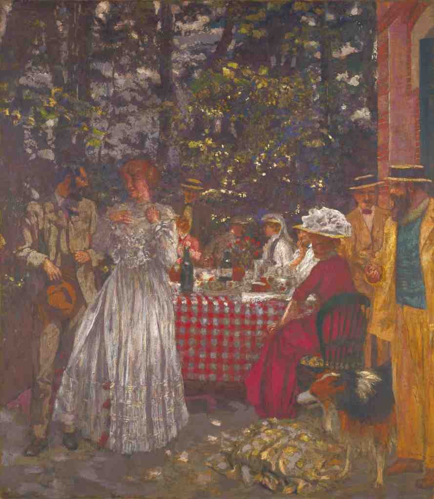 Edouard Vuillard The Terrace at Vasouy, the Lunch A4 Photo Print