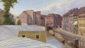 Eduard Gaertner The Friedrichsgracht, Berlin A4 Photo Print