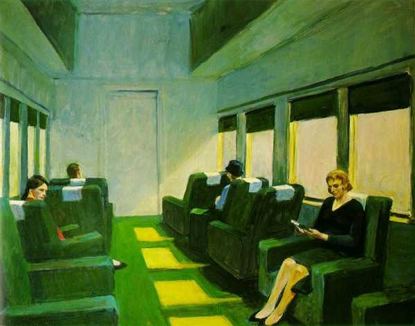 Edward Hopper Chair car 1965 A4 Photo Print