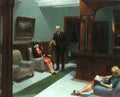 Edward Hopper Hotel Lobby A4 Photo Print