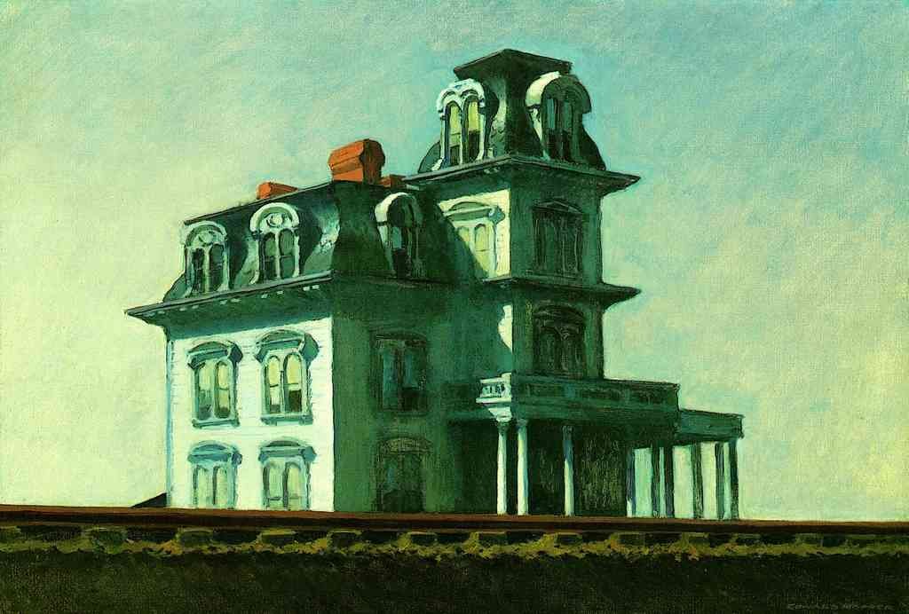 Edward Hopper Hotel The Railroad Modernism A4 Photo Print