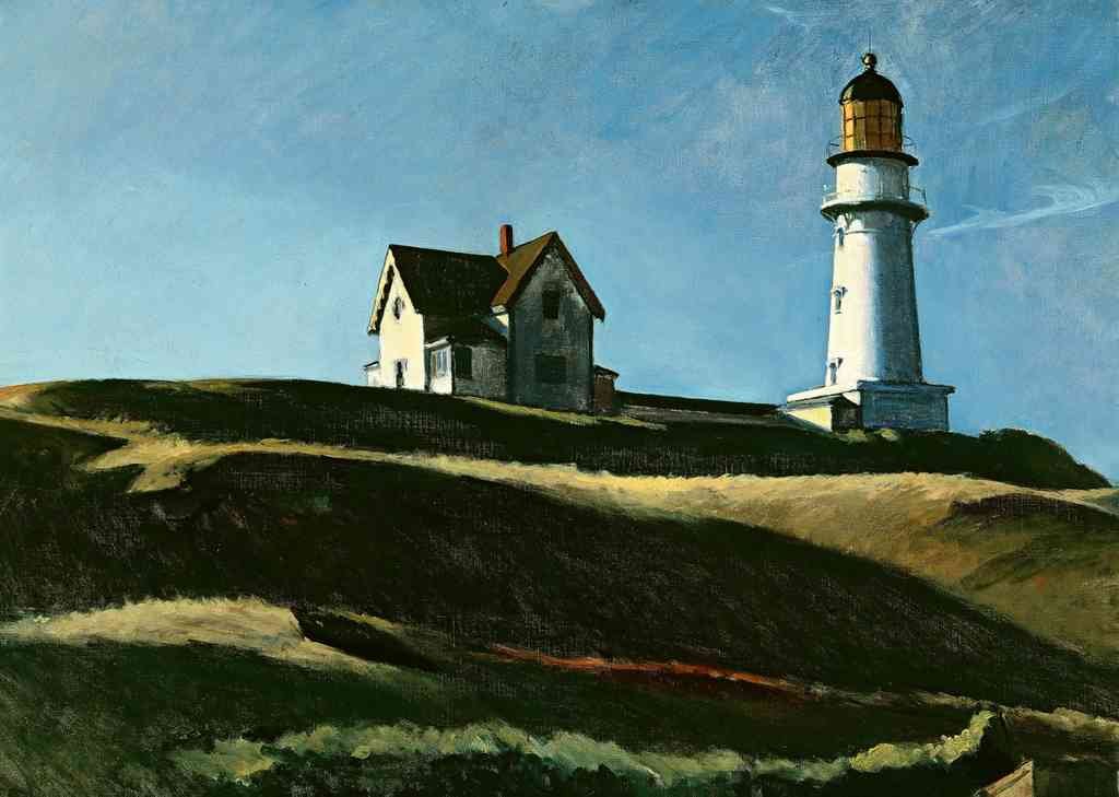 Edward Hopper Lighthouse Hill Modernism A4 Photo Print