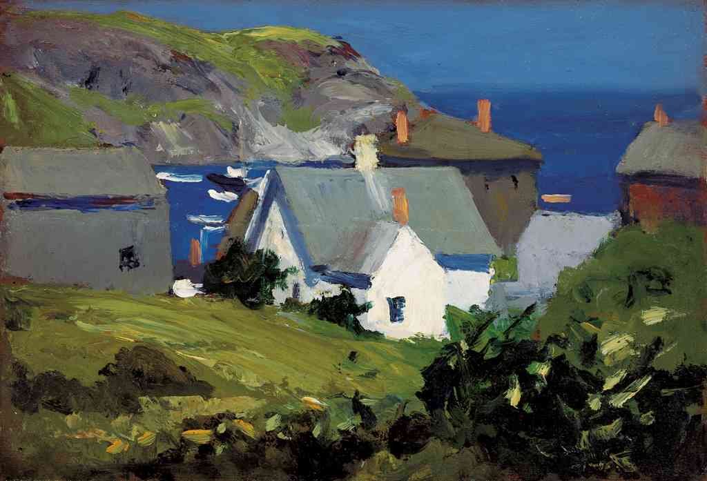 Edward Hopper Monhegan Houses In Maine Modernism A4 Photo Print
