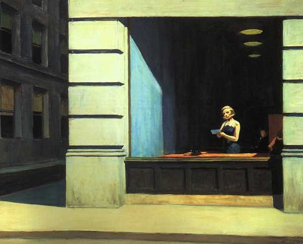 Edward Hopper New York Office A4 Photo Print