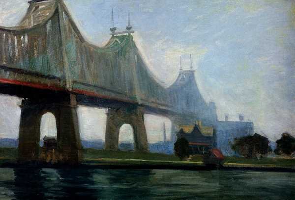 Edward Hopper Queensborough Bridge A4 Photo Print