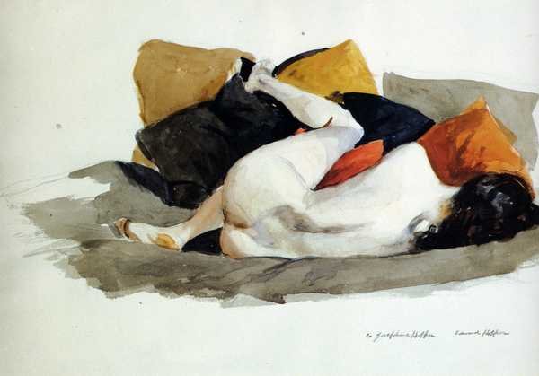 Edward Hopper Reclining Nude A4 Photo Print