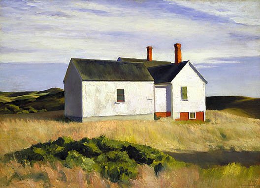 Edward Hopper Ryders House 1933 A4 Photo Print