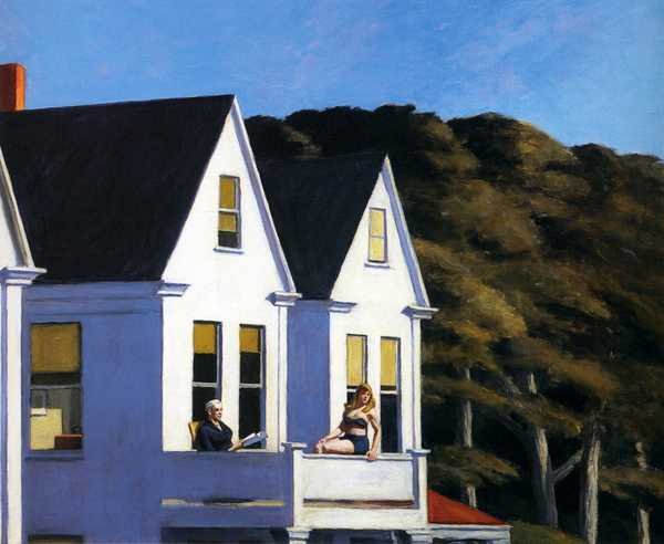 Edward Hopper Second Story Sunlight A4 Photo Print