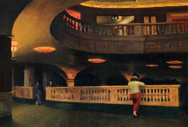 Edward Hopper Sheridan Theatre A4 Photo Print
