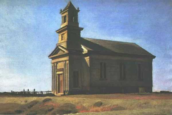 Edward Hopper South Truro Church 1930 Private A4 Photo Print