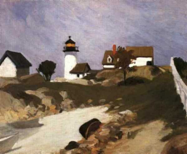Edward Hopper Squam Light 1912 Private A4 Photo Print