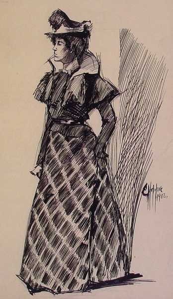 Edward Hopper Study of a Standing Woman A4 Photo Print