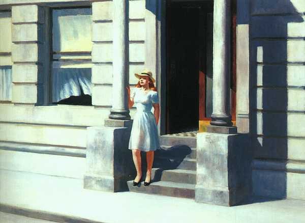 Edward Hopper Summertime A4 Photo Print
