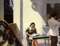Edward Hopper The Barber Shop A4 Photo Print