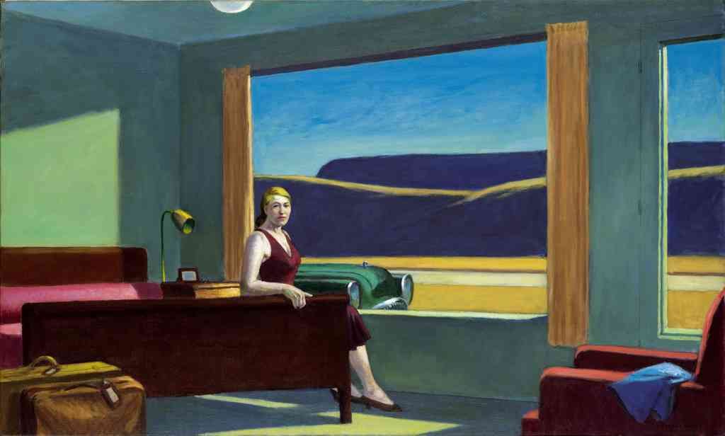 Edward Hopper Western Motel Modernism A4 Photo Print