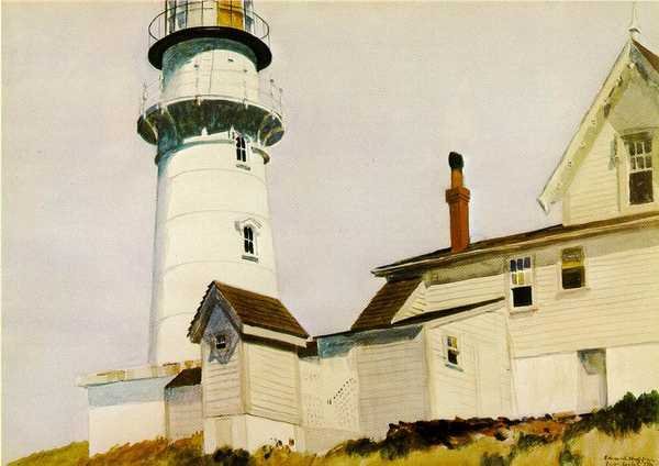 Edward Hopper light 2 lights A4 Photo Print