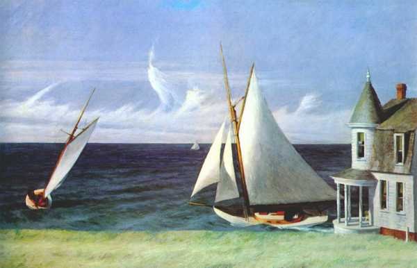 Edward Hopper the lee shore 1941 A4 Photo Print