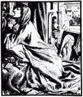 Edward Moxon Rossetti Mariana A4 Photo Print