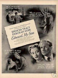 Edward My Son Vintage Retro Advert Ads A4 Photo Print