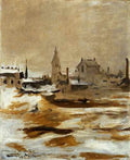 Effect Of Snow At Petit Montrouge 1870 A4 Photo Print