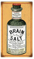 Effervescent Brain Salt Vintage Retro Advert Ads A4 Photo Print