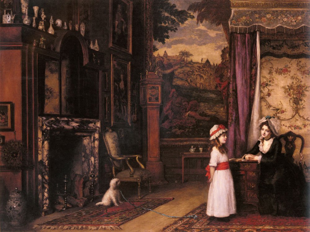 Egley William Maw The Morning Lesson Art A4 Photo Print