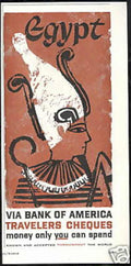 Egypt Pharaoh Travel Vintage Retro Advert Ads A4 Photo Print