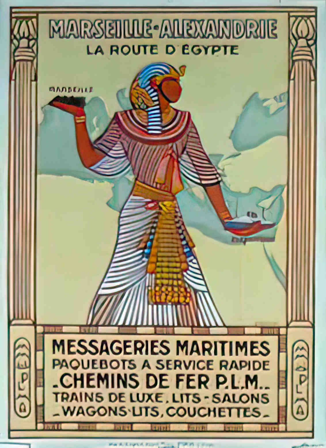 Egypte Advert A4 Photo Print