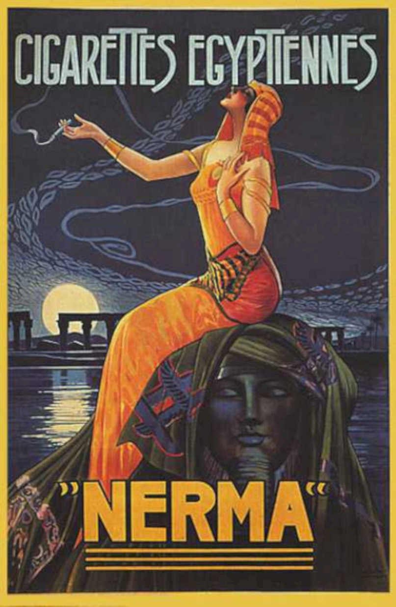 Egyptian Cigarettes Ferry Vintage Retro Advert Ads A4 Photo Print