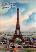  Eiffel Tower 1890s Vintage A4 Photo Print