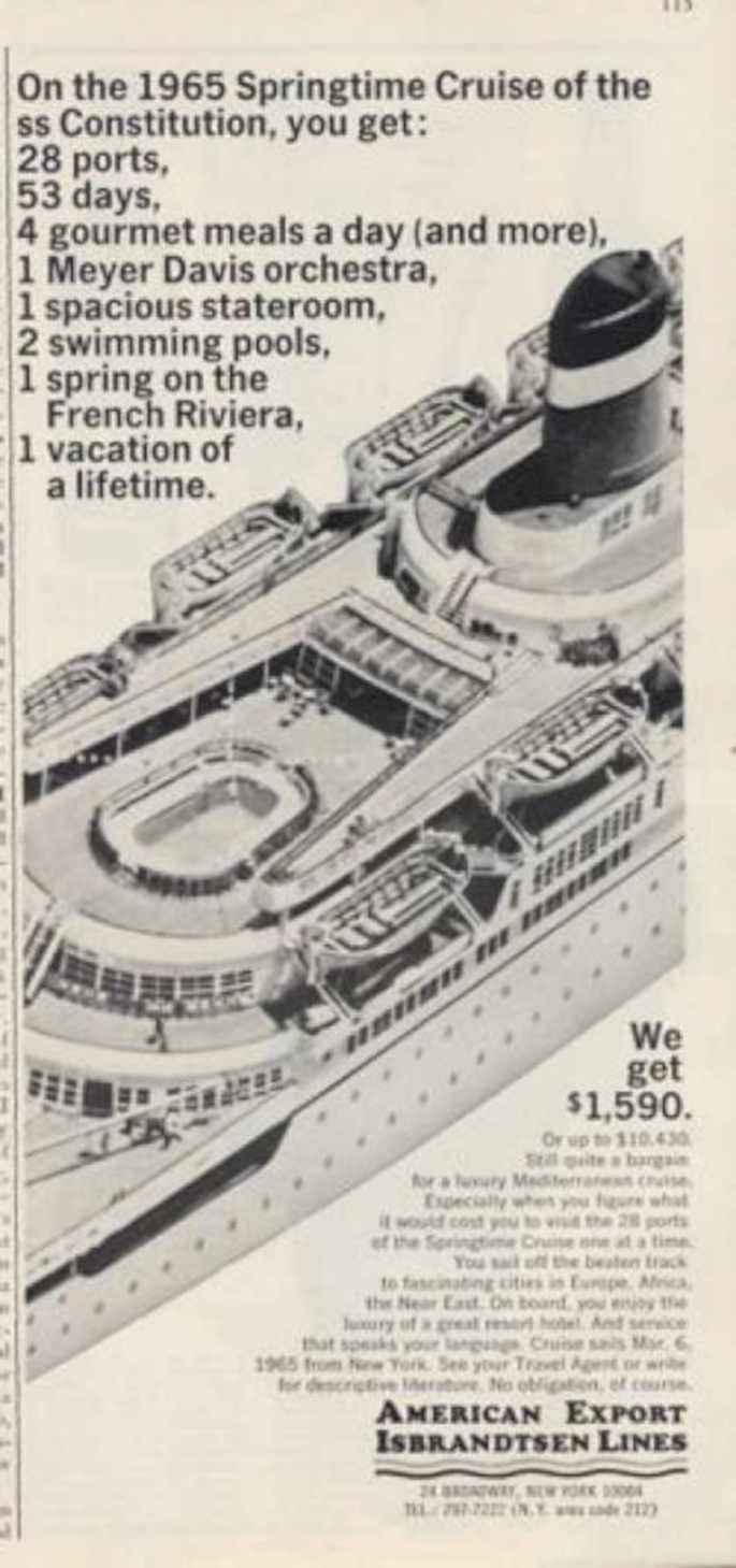 Eiffel Tower Cruise Vintage Retro Advert Ads A4 Photo Print